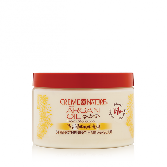 Creme of Nature Argan Oil Strengthening Hair Masque Curl Repairing Deep Treatment 11.5 oz