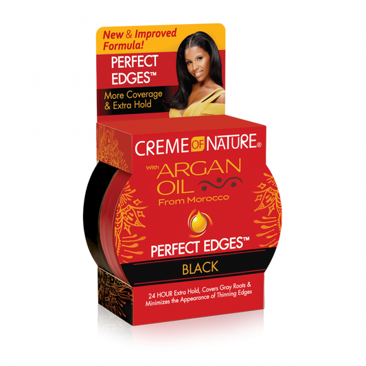 Creme of Nature Argan Oil Perfect Edges Black 2.25 oz
