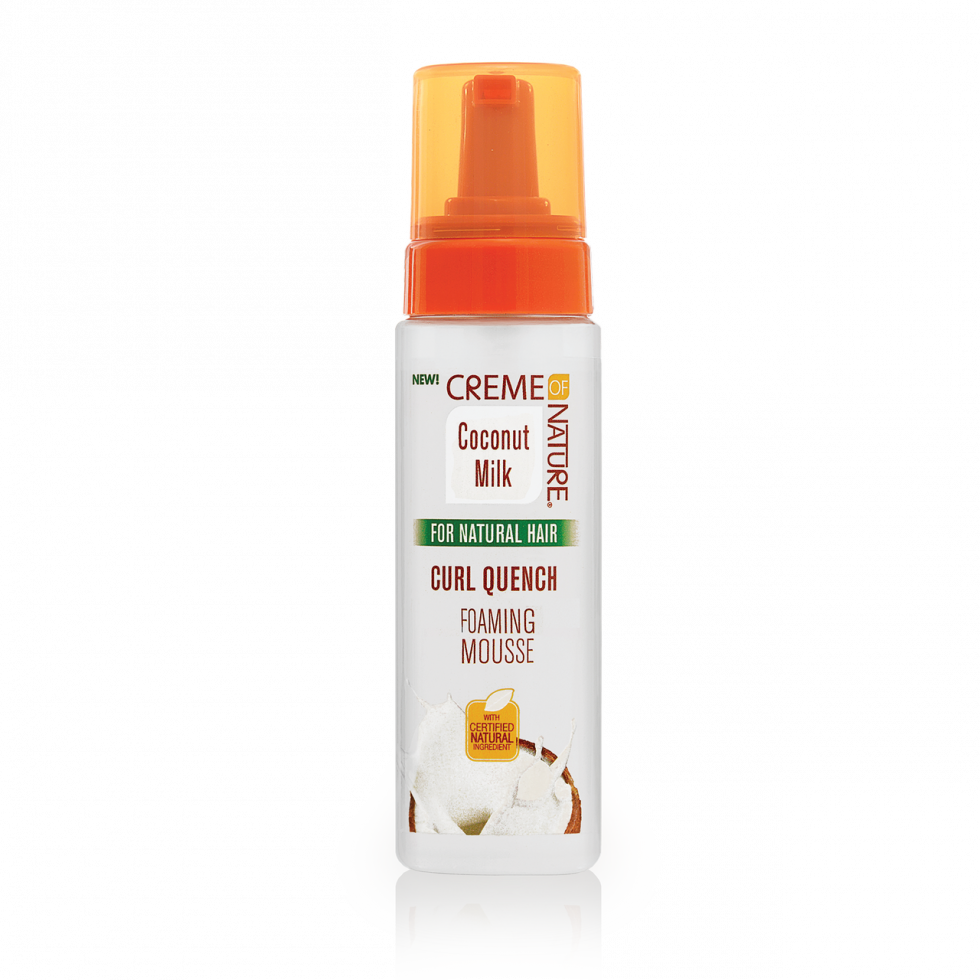 Creme of Nature Coconut Milk Curl Quench Foaming Mousse 7oz