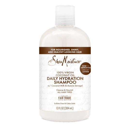 Shea Moisture 100% Virgin Coconut Oil Daily Hydration Shampoo 13oz