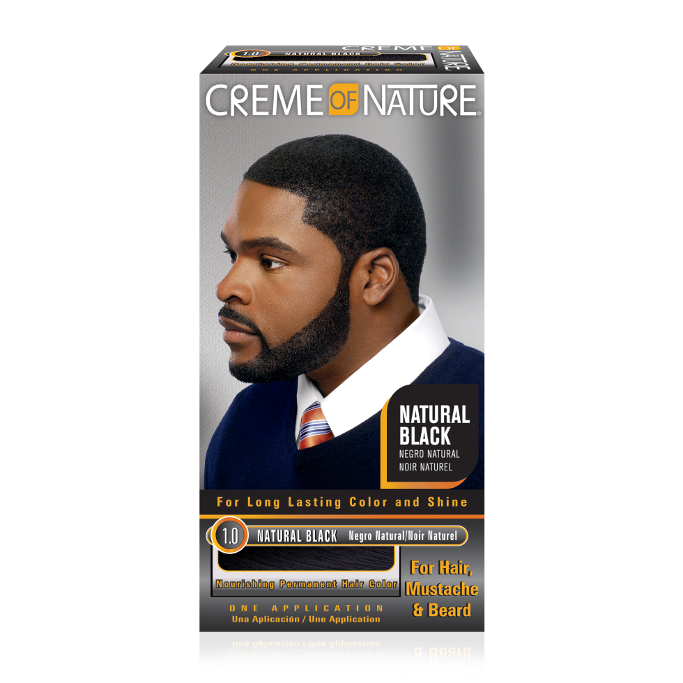 Creme of Nature Nourishing Permanent Gel Hair Color For Men Natural Black 1.0