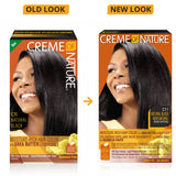 Creme of Nature Moisture-Rich Hair Color with Shea Butter Conditioner Natural Black C11