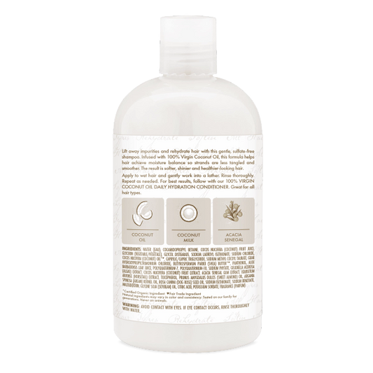 Shea Moisture 100% Virgin Coconut Oil Daily Hydration Shampoo 13oz