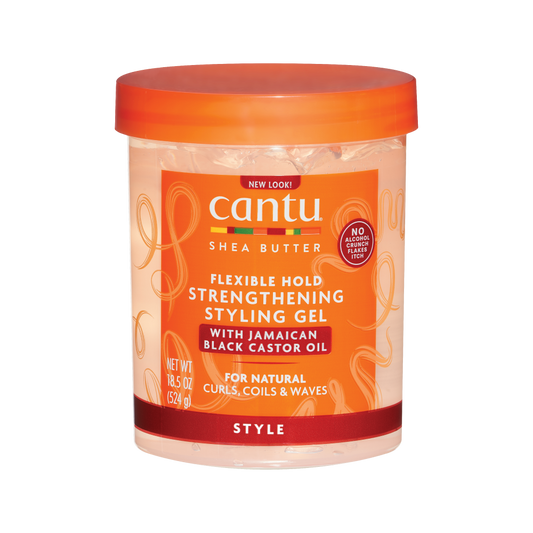 Cantu Strengthening Styling Gel with Jamaican Black Castor Oil 18.5 oz
