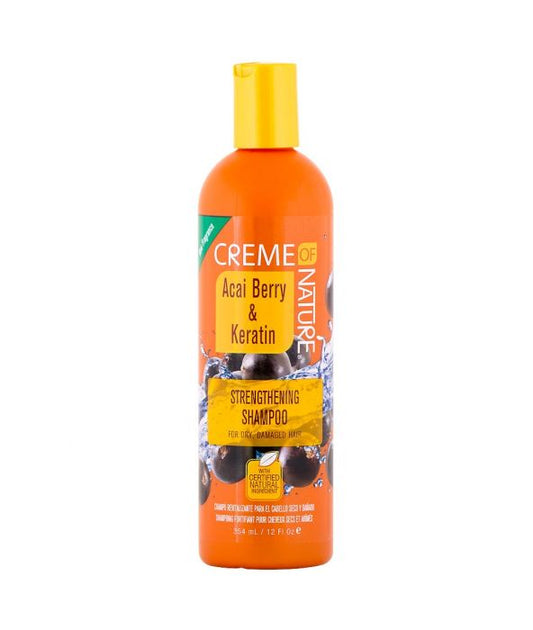 Creme of Nature Acai Berry & Keratin Strengthening Shampoo 12oz