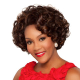 Vivica A Fox Pure Stretch Cap Synthetic "9 inch" Short Deep Lacefront  Wig-JADORE