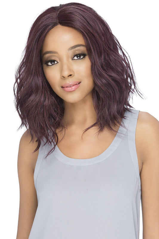 Vivica A Fox Pure Stretch Cap Synthetic  Long Layered "13 inch" Lacefront  Wig-QUINN