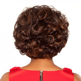 Vivica A Fox Pure Stretch Cap Synthetic "9 inch" Short Deep Lacefront  Wig-JADORE
