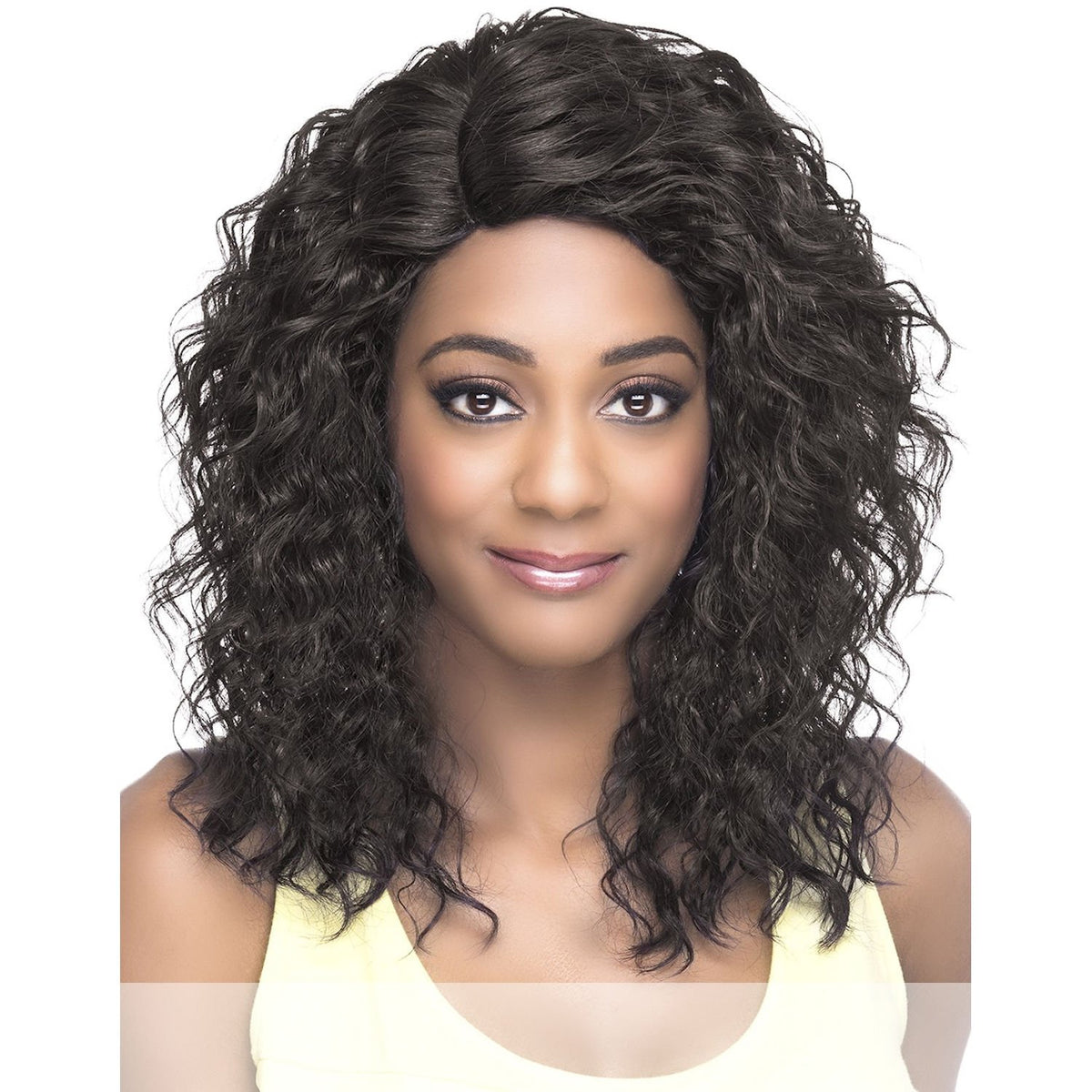 Vivica A Fox Pure Stretch Cap Synthetic  Long Layered "15 inch" Lacefront  Wig- ALETA