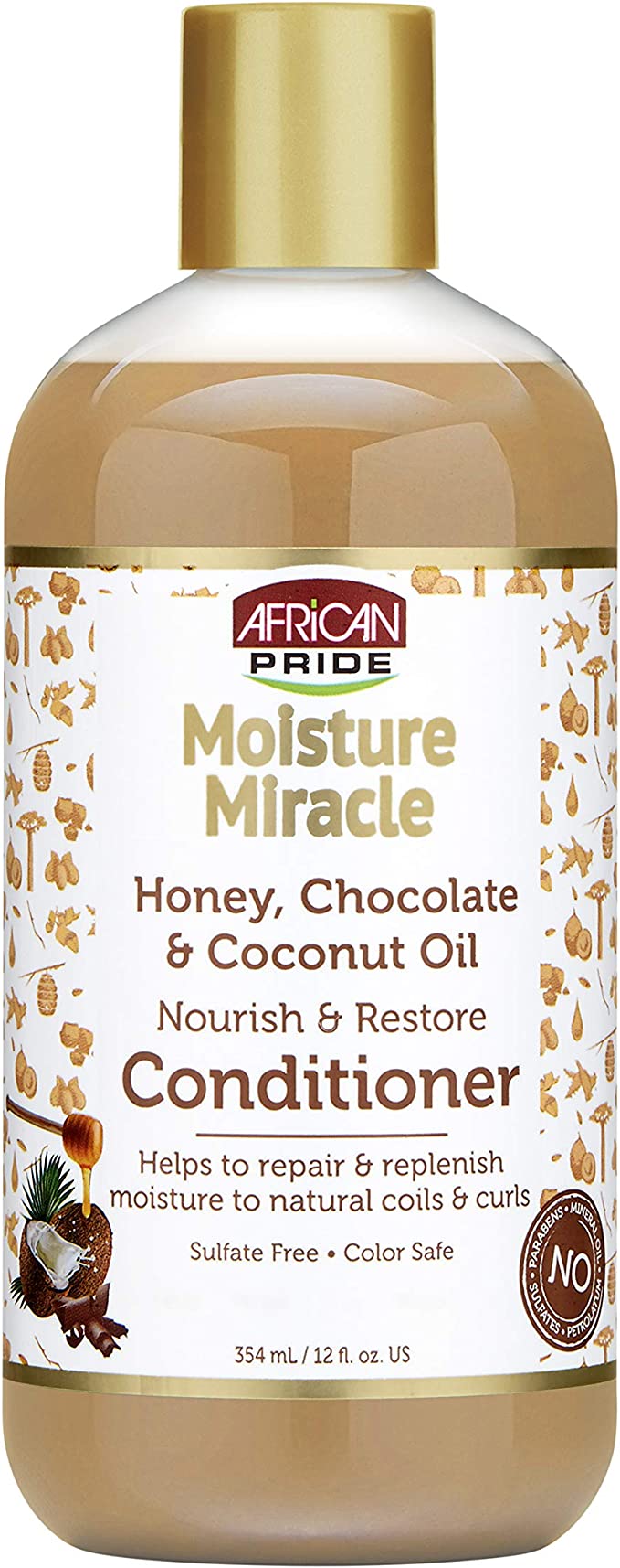 African Pride Honey,Chocolate&CoconutOil Conditioner 12oz/354ml