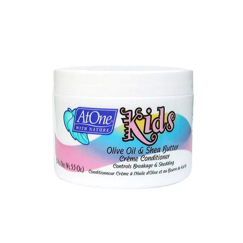 ATONE KIDS OLIVE OIL & SHEA BUTTER CREME CONDITIONER 8OZ/237ML