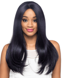 Vivica A Fox Pure Stretch Lace Front Wig Synthetic "23" long, straightened look with layered tips Wig-BALI