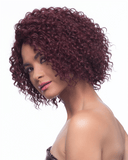 Vivica A Fox Pure Stretch Cap Synthetic Long "11 inch" Lacefront Wig- CEDAR