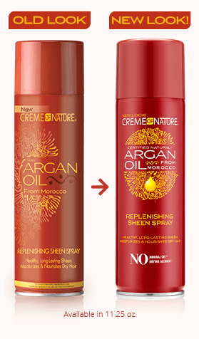 Creme of Nature Argan Oil Replenishing Sheen Spray 11.25 oz