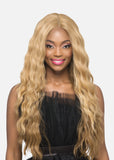 Vivica A Fox Pure Stretch Cap Synthetic Long "27 inch" Invisible Part Wig- HALLIE