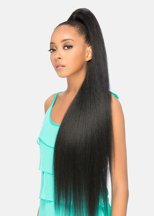 Vivica A Fox HPB-Scarlett 36” Sassy and Classy Human Hair Blend Ponytail