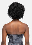 VIVICA A FOX KIENNA 9″ SHORT WAVY DREADLOCKS STYLE Synthetic Hair Pure Stretch Cap Wig