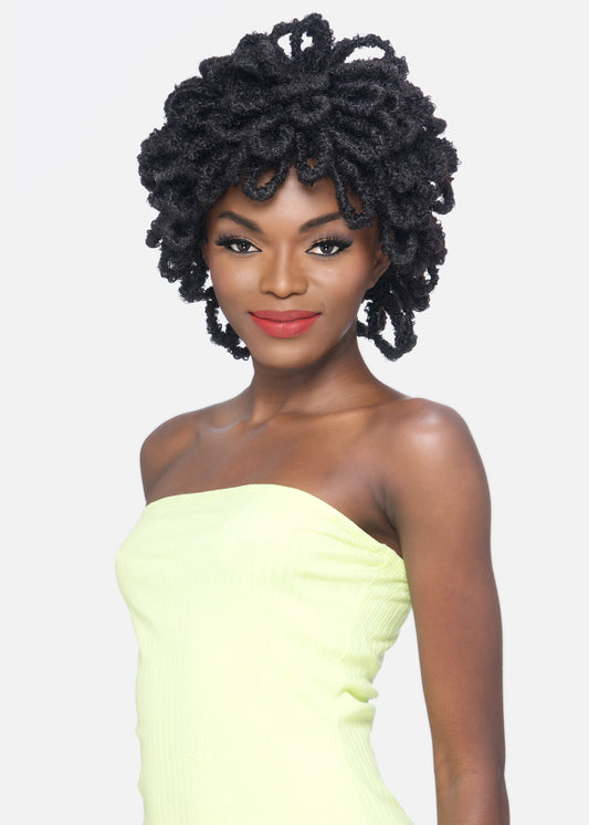 VIVICA A FOX KORTNEY Short Tight Natural Kinky Twist Curl Wig