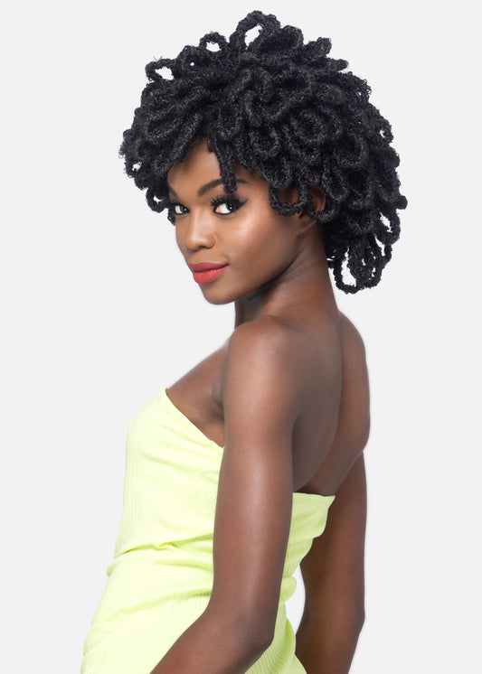 VIVICA A FOX KORTNEY Short Tight Natural Kinky Twist Curl Wig