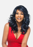 Vivica A Fox Silver-V New Futurua Synthetic Heat Resistant Fiber Pure Stretch Cap Wig
