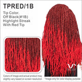 Vivica A Fox  Spetra 6X Value Pack-Stretch Anti - Itch Copper Infused Braids 25inches Long