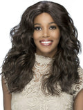 Vivica A Fox Pure Stretch Cap Synthetic  Long  "22 inch" Lacefront  Wig- AGNES LACE WIG