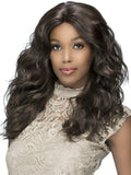 Vivica A Fox Pure Stretch Cap Synthetic  Long  "22 inch" Lacefront  Wig- AGNES LACE WIG