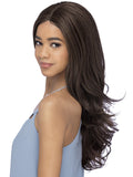 Vivica A Fox Pure Stretch Cap Synthetic "25 inch" Layered wavy Lacefront  Wig-LENORA