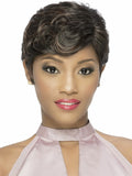 Vivica A Fox Pure Stretch Cap Synthetic Pixie Cut Short Wig-LOGAN
