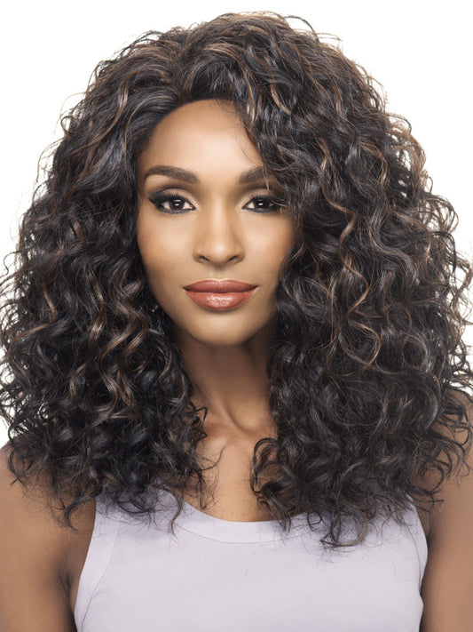 Vivica A Fox Pure Stretch Cap Synthetic  Long Layered "17 inch" Lacefront  Wig-RENAE