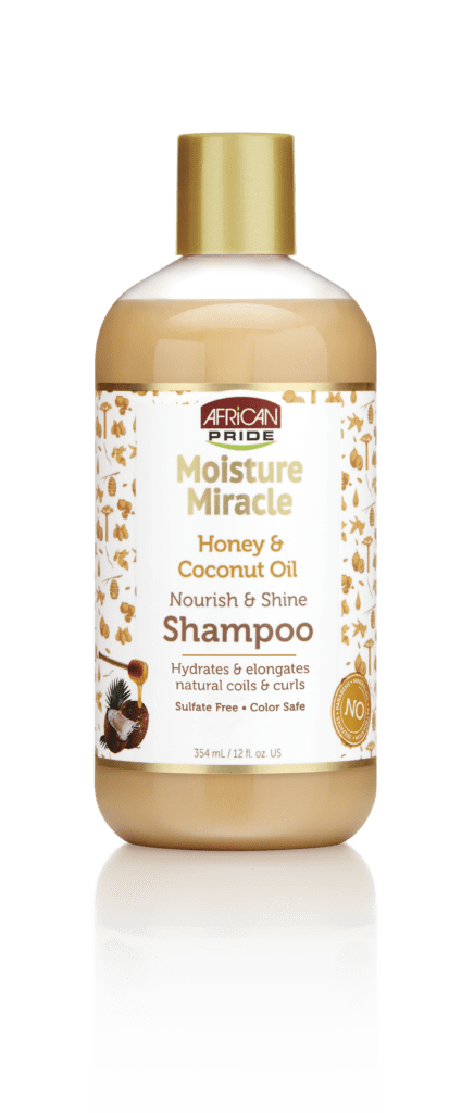 African Pride Honey & Coconut Shampoo 12oz/354ml