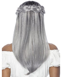 Vivica A Fox Pure Stretch Cap Synthetic "24 inch" Braided Straight Lacefront  Wig-PW -4