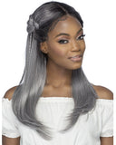 Vivica A Fox Pure Stretch Cap Synthetic "24 inch" Braided Straight Lacefront  Wig-PW -4