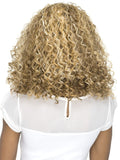 Vivica A Fox Pure Stretch Cap Synthetic Long "16 inch" Curly Swiss Lacefront Wig-LACE WIG