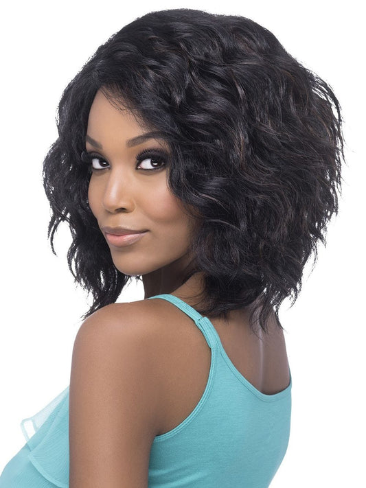 Vivica A Fox Pure Stretch Cap Synthetic  Long  "13 inch"  Lacefront  Wig-ANNSLEE LACE WIG