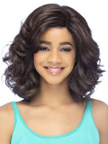Vivica A Fox Pure Stretch Cap Synthetic  Long  "13 inch" Invisible side part Lacefront  Wig-  BRIA