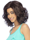 Vivica A Fox Pure Stretch Cap Synthetic  Long  "13 inch" Invisible side part Lacefront  Wig-  BRIA