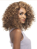Vivica A Fox Pure Stretch Cap Synthetic Long "15 inch" Curly Lacefront Wig- DOMINIQUE