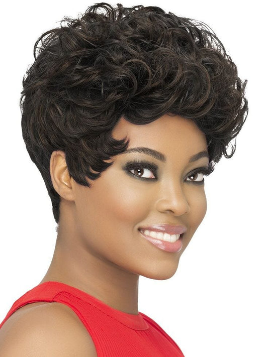 Vivica A Fox Pure Stretch Cap Synthetic Heat Friendly Pixie Wig- FLAVIA