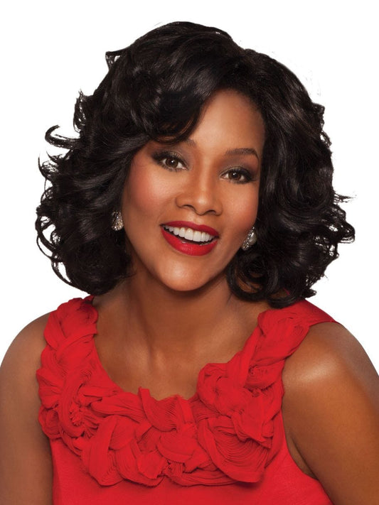 Vivica A Fox Pure Stretch Cap Synthetic "12 inch"  Lacefront  Wig- LEONA -V