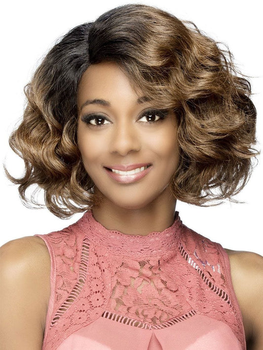 Vivica A Fox Pure Stretch Cap Synthetic Short Wavy Lacefront  Wig- PAM