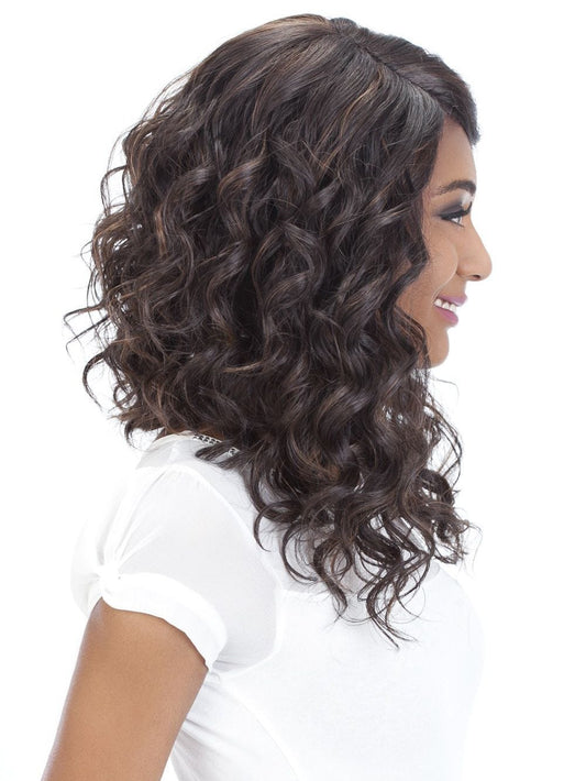 Vivica A Fox Pure Stretch Cap Synthetic "18 inch" Curly  Lacefront  Wig- PAROMA