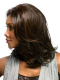 Vivica A Fox Pure Stretch Cap Synthetic  Long Layered "18 inch" Lacefront  Wig-PEARL