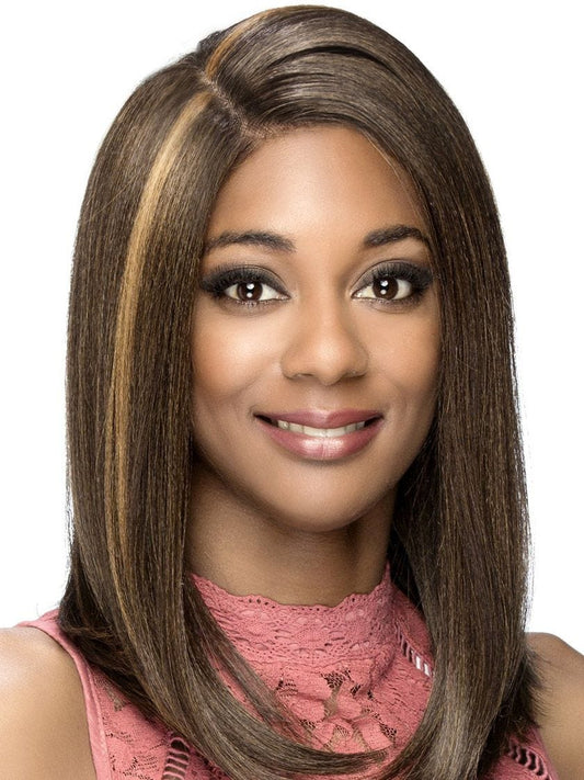 Vivica A Fox Pure Stretch Cap Synthetic  Long Layered "16 inch" Lacefront  Wig-SOPHIE