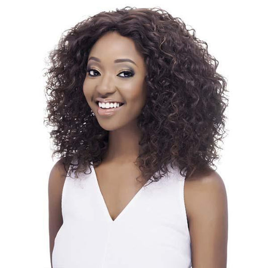 Vivica A Fox Pure Stretch Cap Synthetic  Long  "16 inch" Middle Invisible Lacefront  Wig-  BLAKE