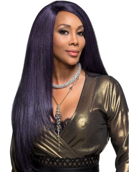 Vivica A Fox Pure Stretch Cap Synthetic  Long Layered "27 inch" Lacefront  Wig-PAVIOLA