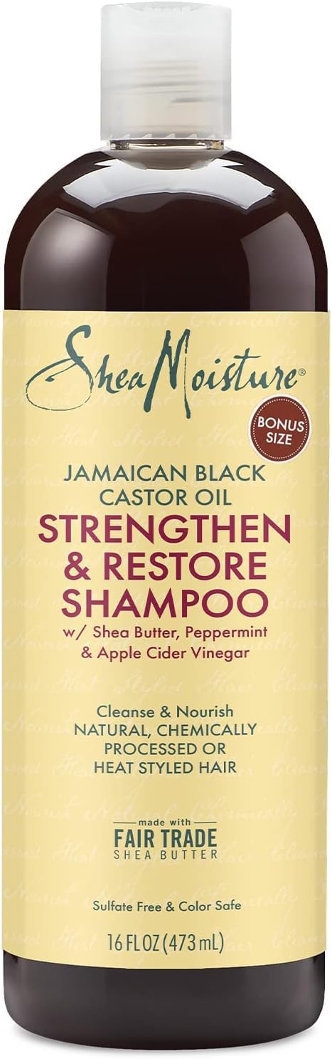 Shea Moisture Jamaican Black Castor Oil Strengthen And Restore Shampoo