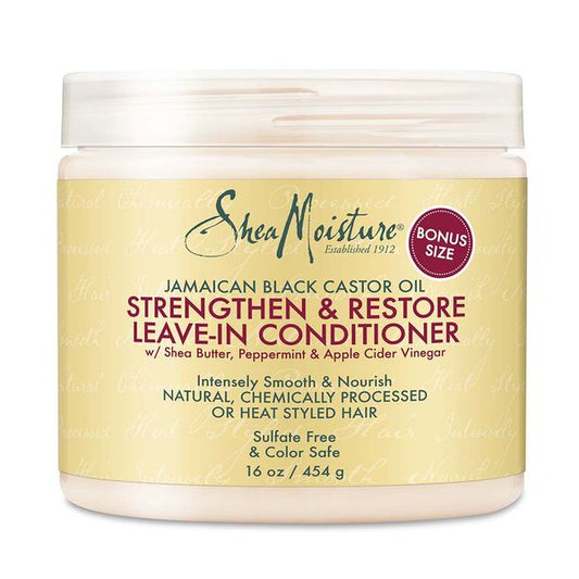 Shea Moisture Jamaican Black Castor Oil Strengthen & Restore Leave-In Conditioner 16oz