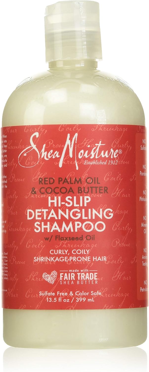 Shea Moisture Red Palm Oil and Cocoa Butter Detangling Shampoo 13.5 oz