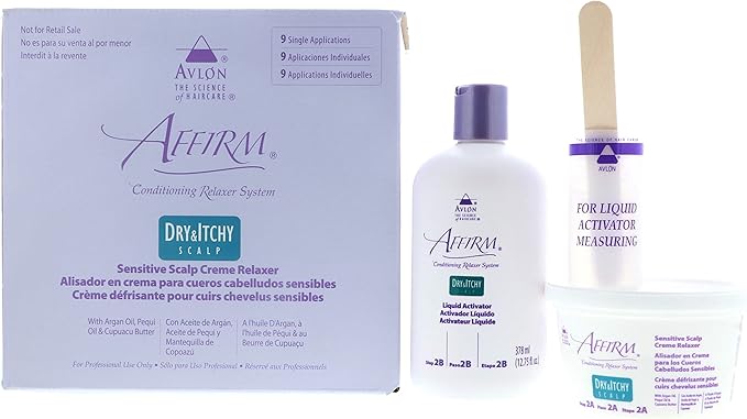 AFFIRM DRY & ITCHY SCALP RELAXER SYSTEM -9 APPLICATIONS